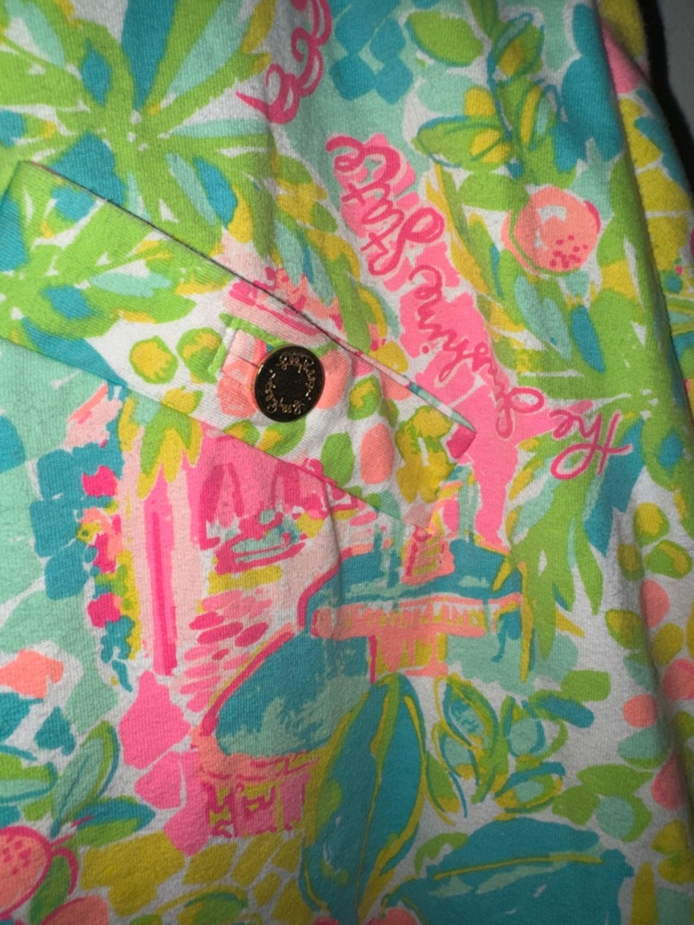 Lilly Pulitzer Sunshine State of Mind Pink Multi XL - Picture 3 of 3